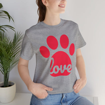 Love Paw Print Jersey Tee