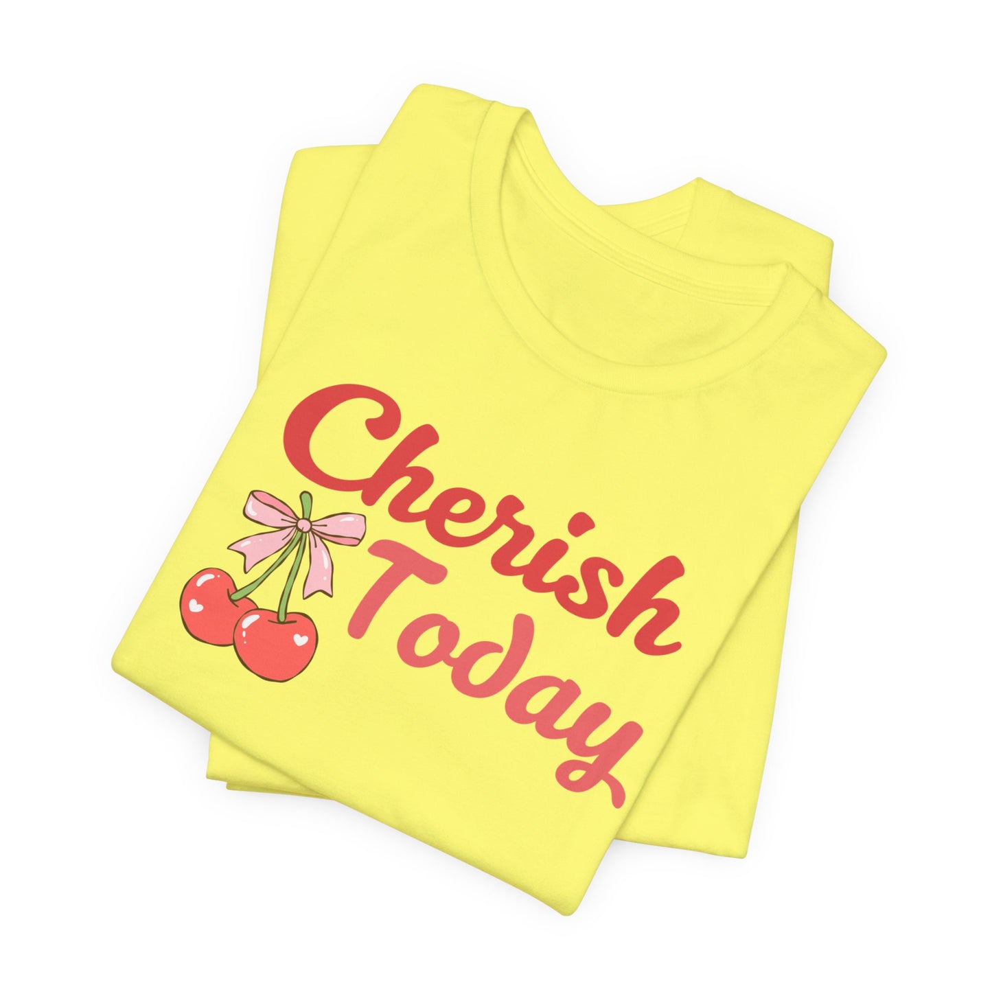 Cherish Today Cherry Bow Tee