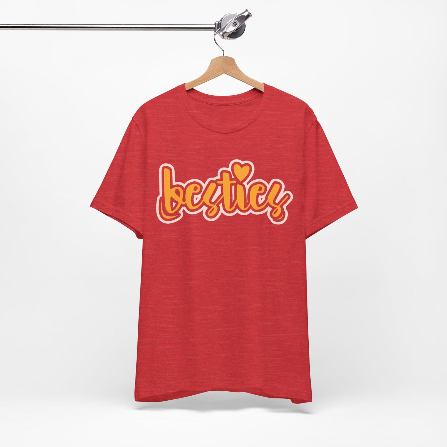 Besties Heart Script Tee