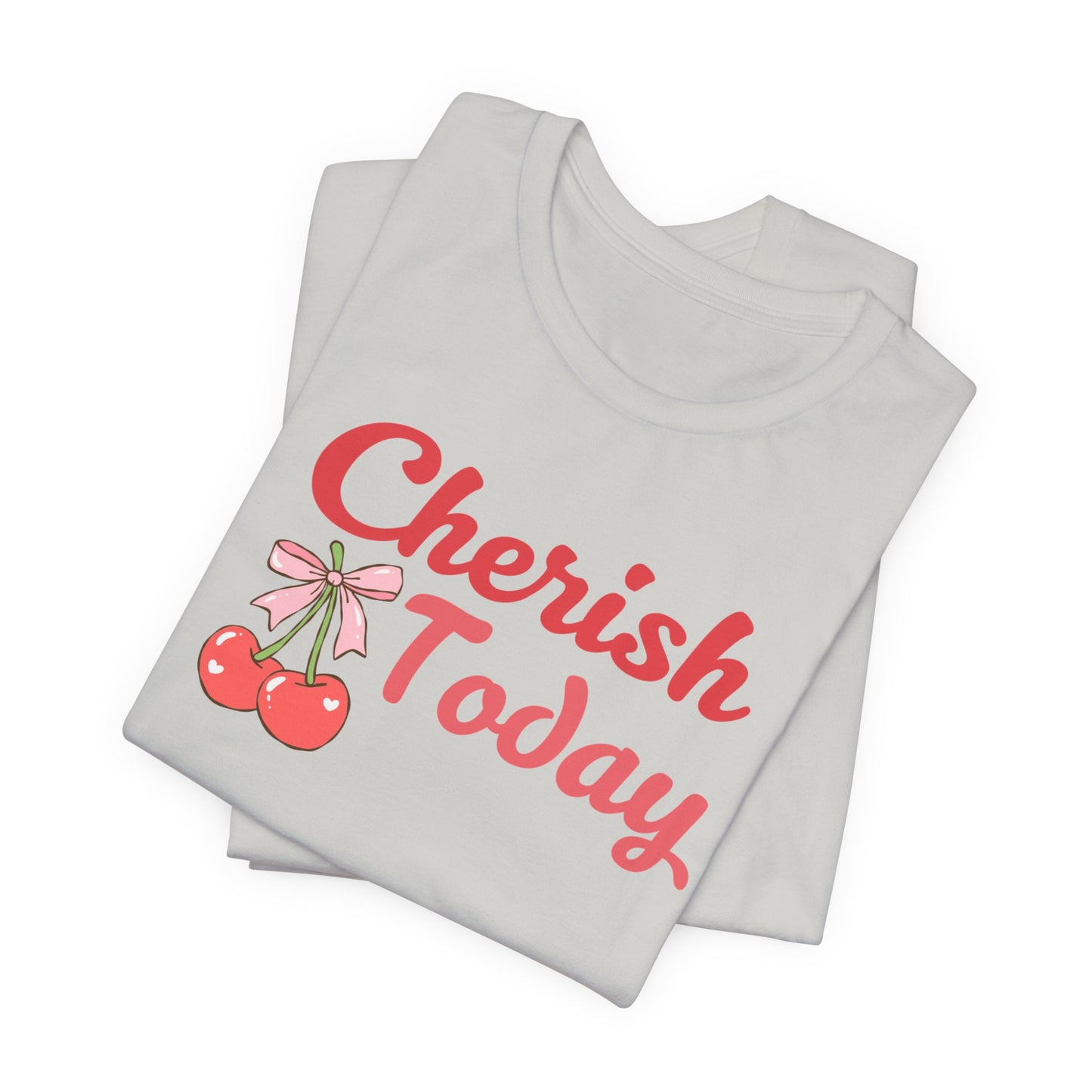 Cherish Today Cherry Bow Tee
