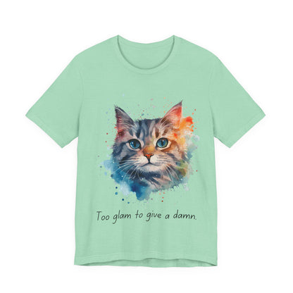 Watercolor Cat Tee