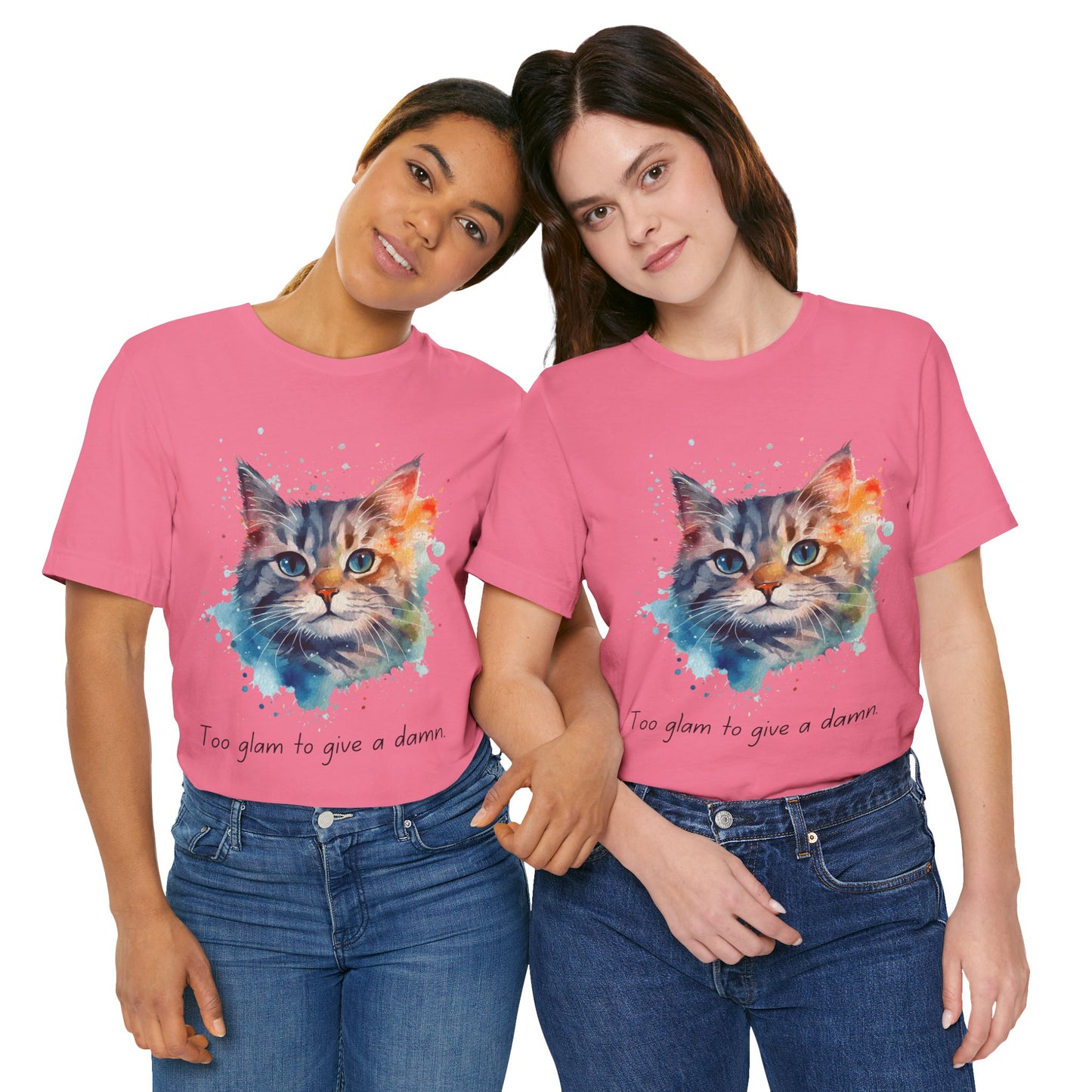 Watercolor Cat Tee