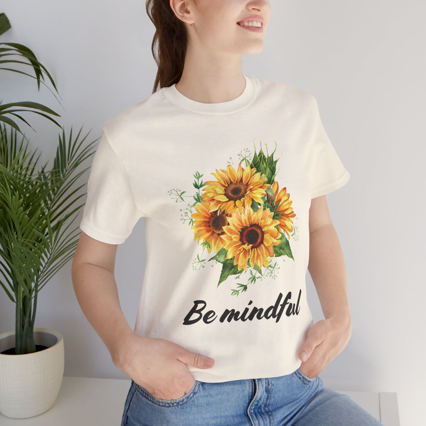 Be Mindful Sunflower Tee