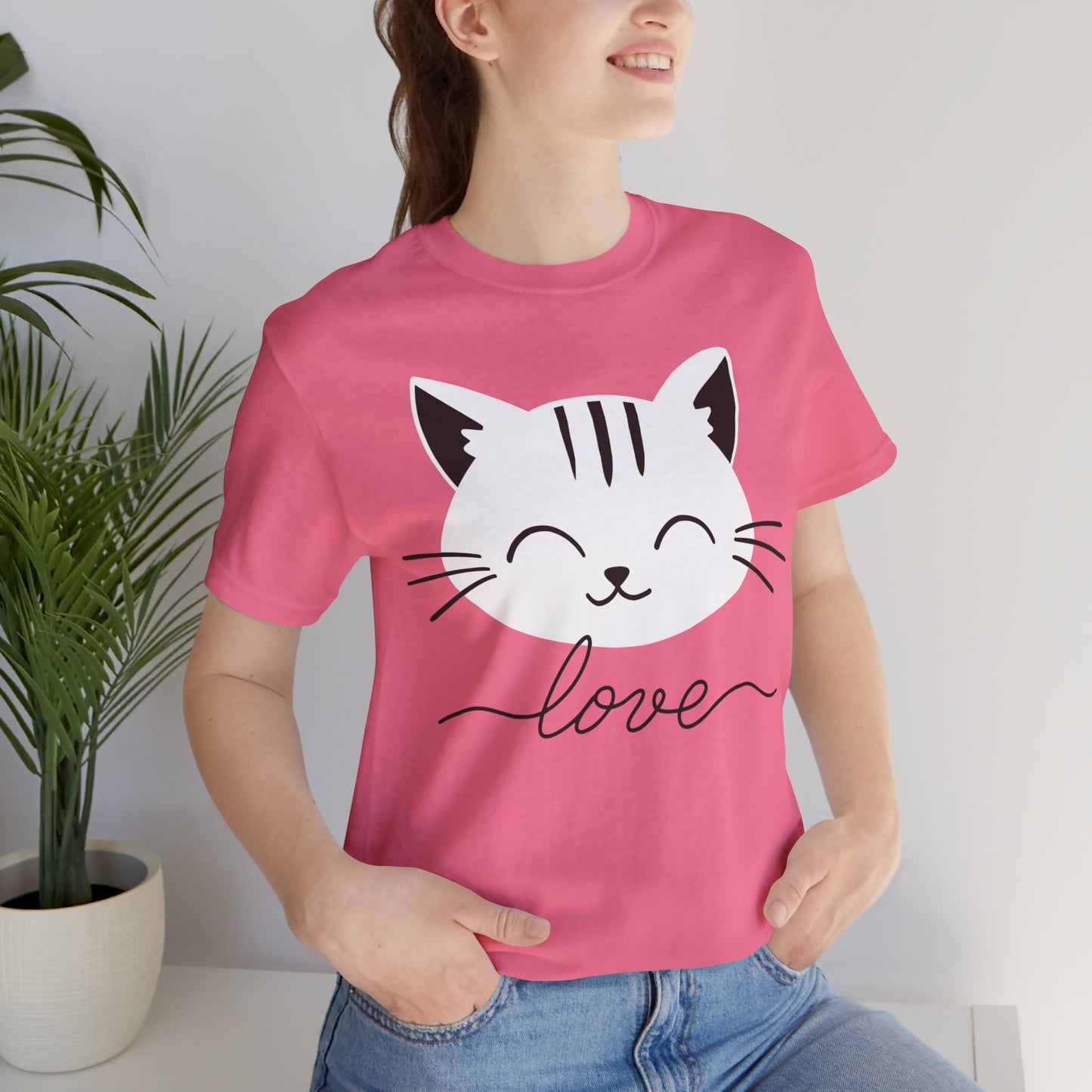 Cat Love Minimalist Tee