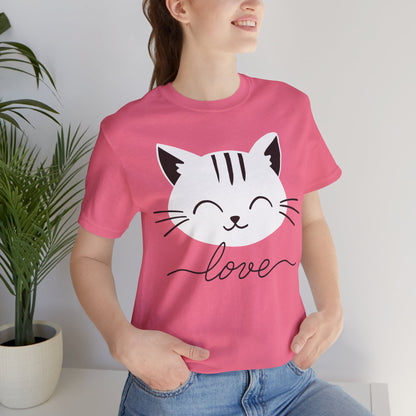 Cat Love Minimalist Tee
