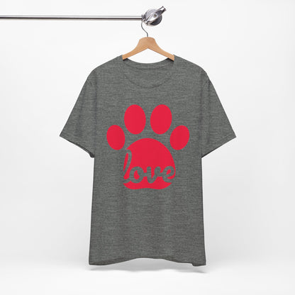 Love Paw Print Jersey Tee