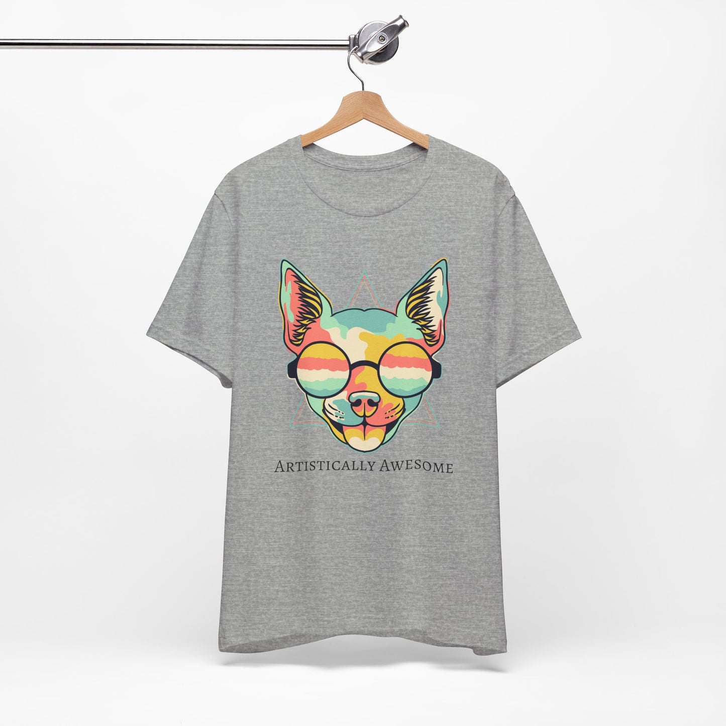 Colorful Artistic Cat Tee