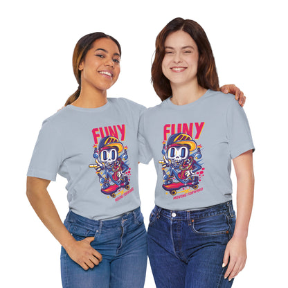 Funy Moving Forward Skater Tee