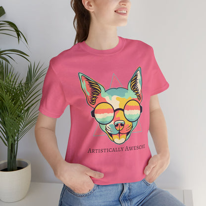 Colorful Artistic Cat Tee