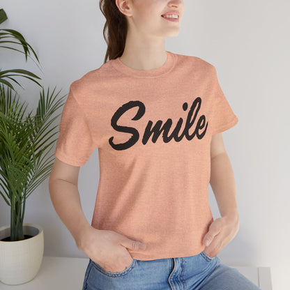 SMILE Simple Text Tee