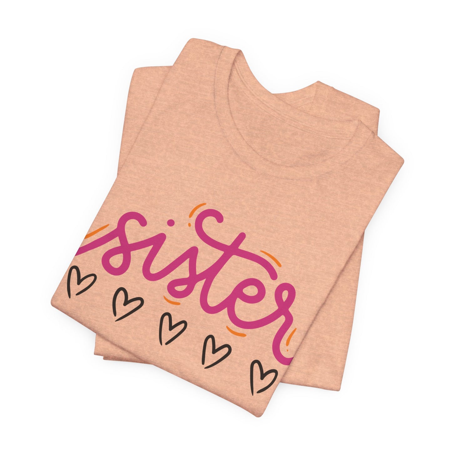 Sister Love Hearts Tee