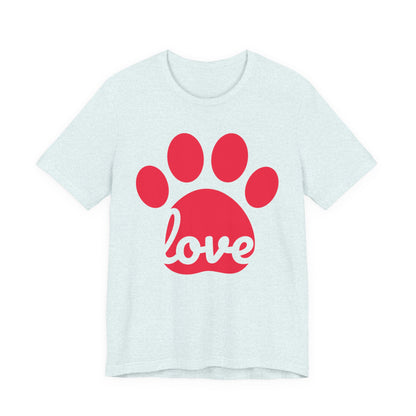 Love Paw Print Jersey Tee