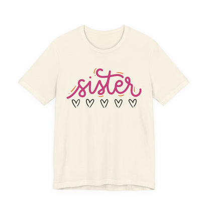 Sister Love Hearts Tee