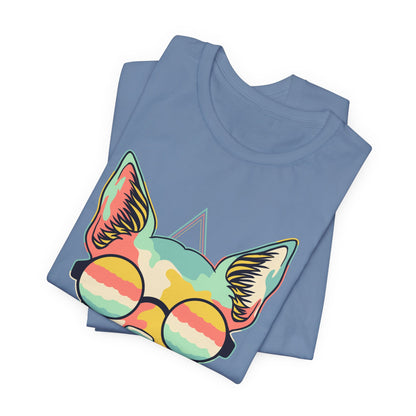 Colorful Artistic Cat Tee