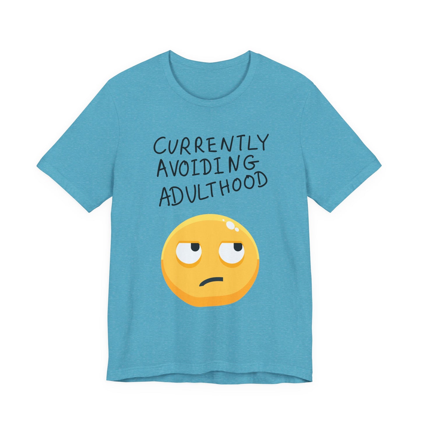 Avoiding Adulthood Emoji Tee