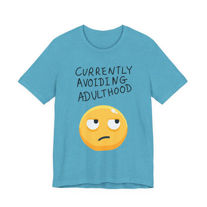 Avoiding Adulthood Emoji Tee