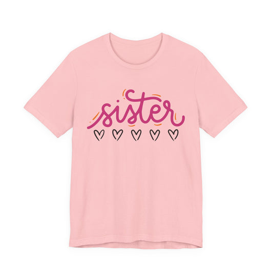 Sister Love Hearts Tee