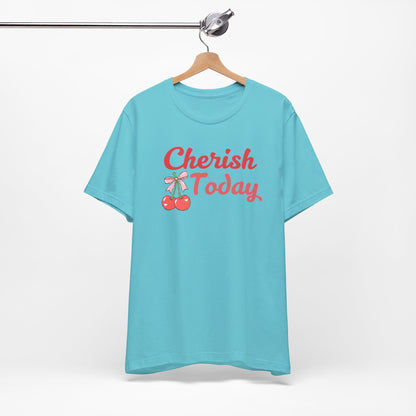 Cherish Today Cherry Bow Tee