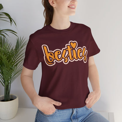 Besties Heart Script Tee