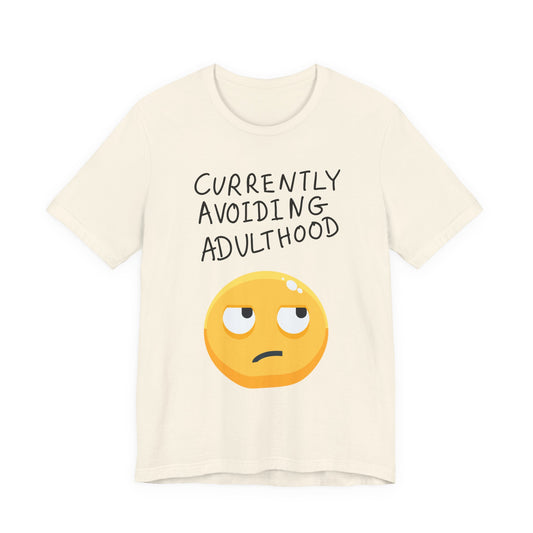 Avoiding Adulthood Emoji Tee