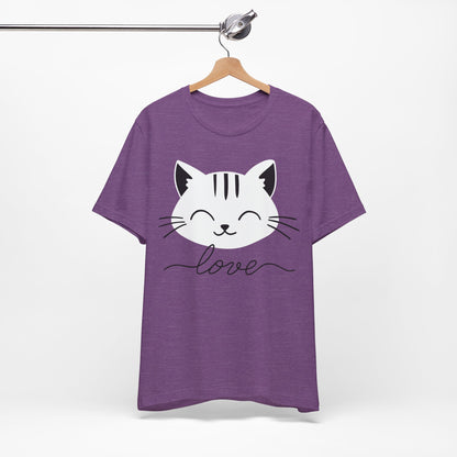 Cat Love Minimalist Tee