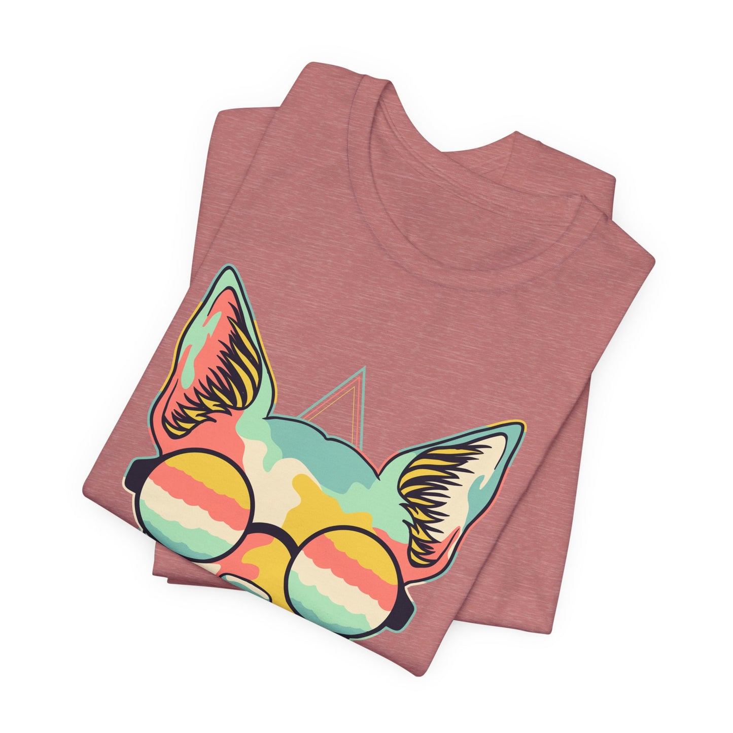 Colorful Artistic Cat Tee
