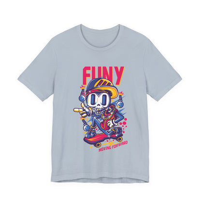 Funy Moving Forward Skater Tee