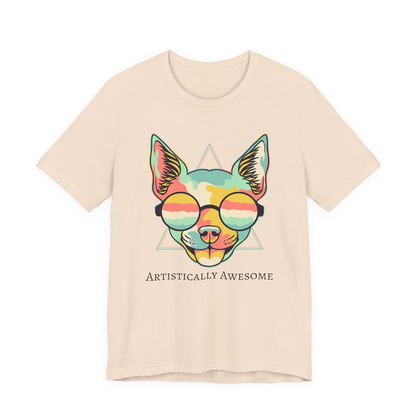 Colorful Artistic Cat Tee