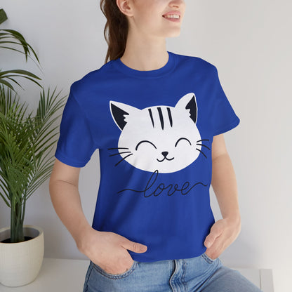 Cat Love Minimalist Tee