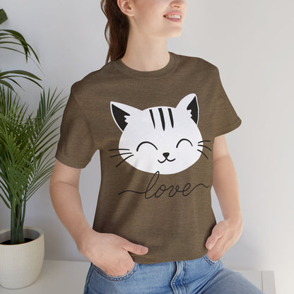 Cat Love Minimalist Tee