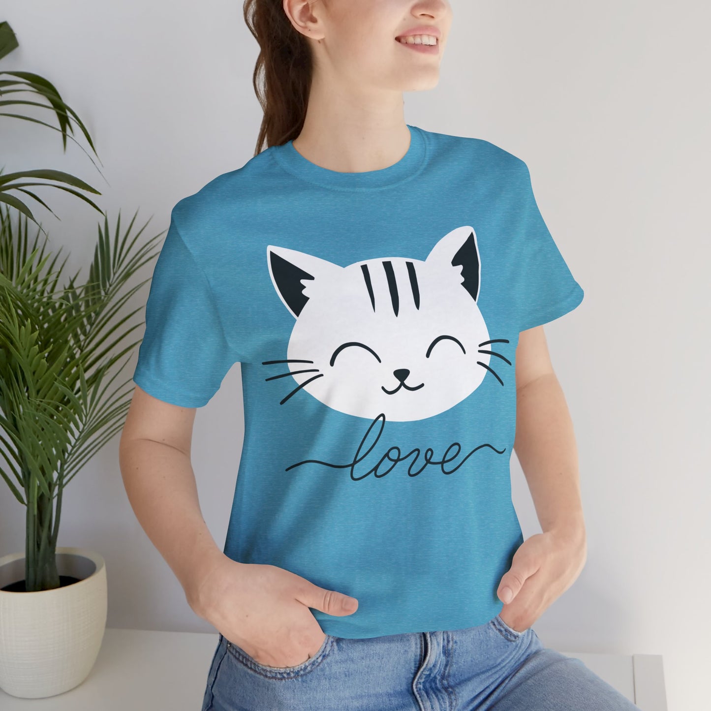 Cat Love Minimalist Tee