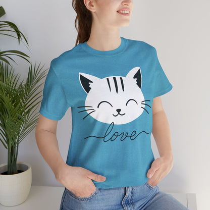 Cat Love Minimalist Tee