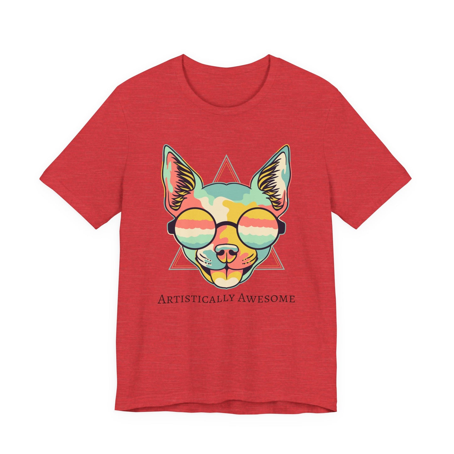 Colorful Artistic Cat Tee