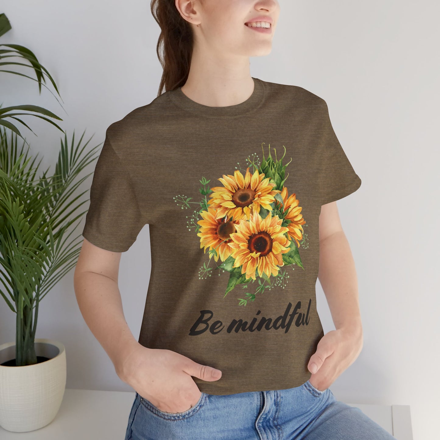 Be Mindful Sunflower Tee