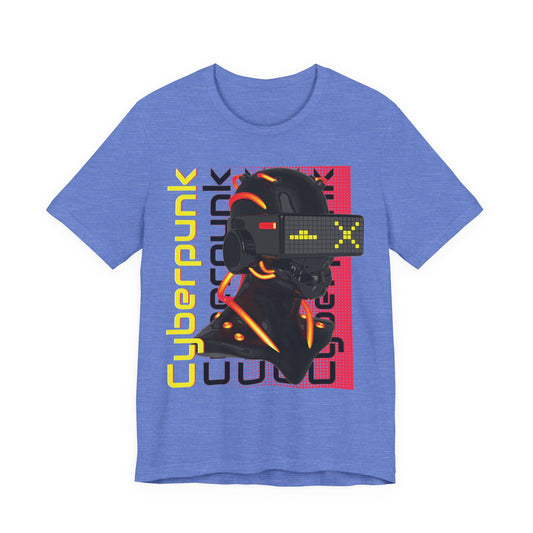 Cyberpunk Glitch Head Tee