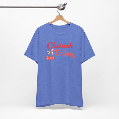 Cherish Today Cherry Bow Tee