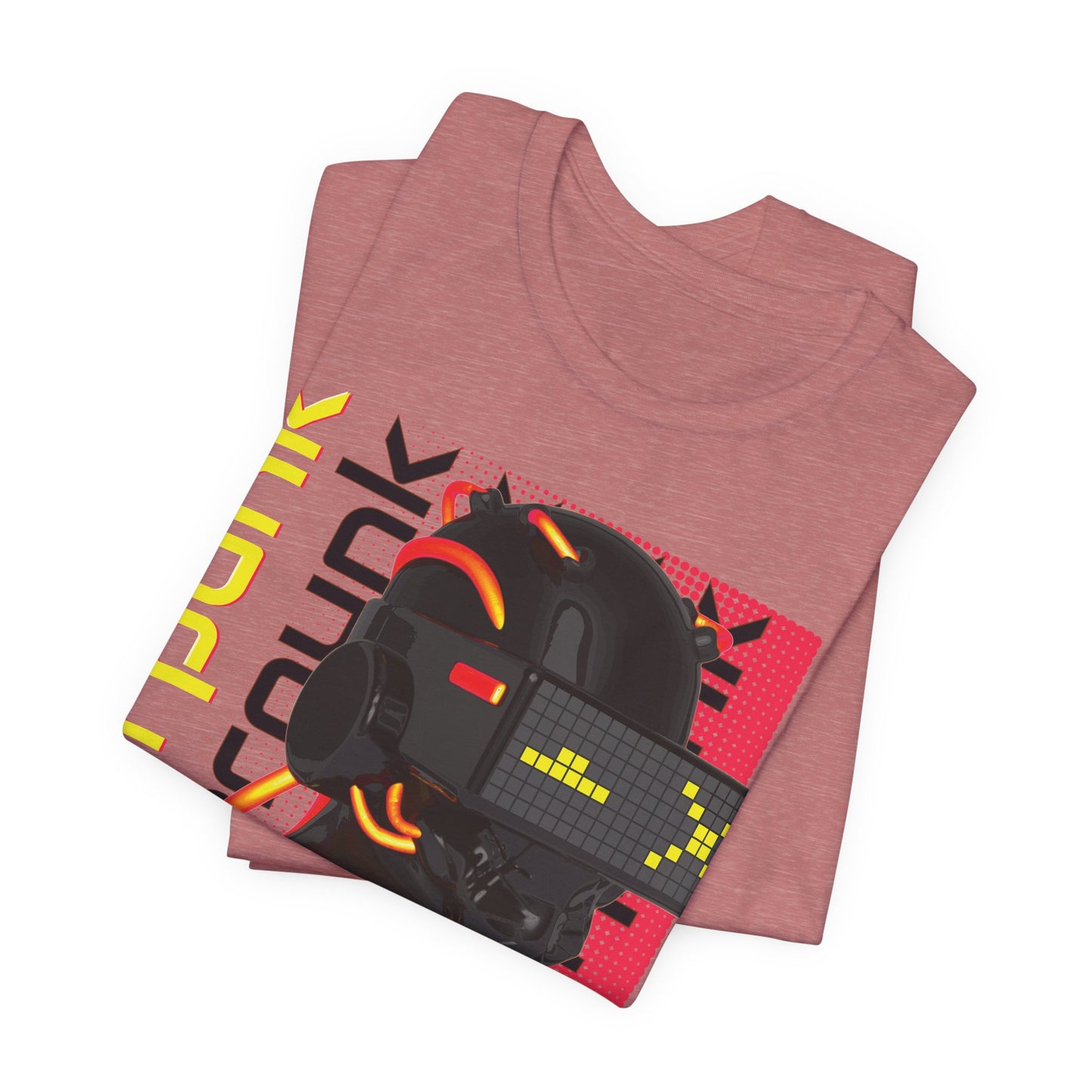 Cyberpunk Glitch Head Tee