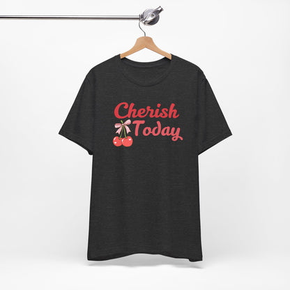 Cherish Today Cherry Bow Tee
