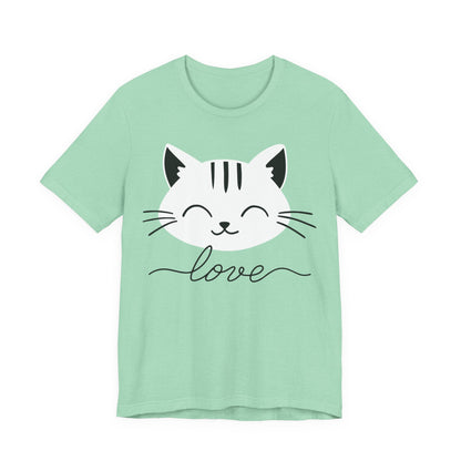 Cat Love Minimalist Tee