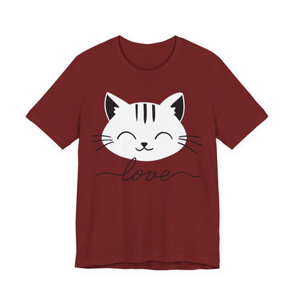 Cat Love Minimalist Tee