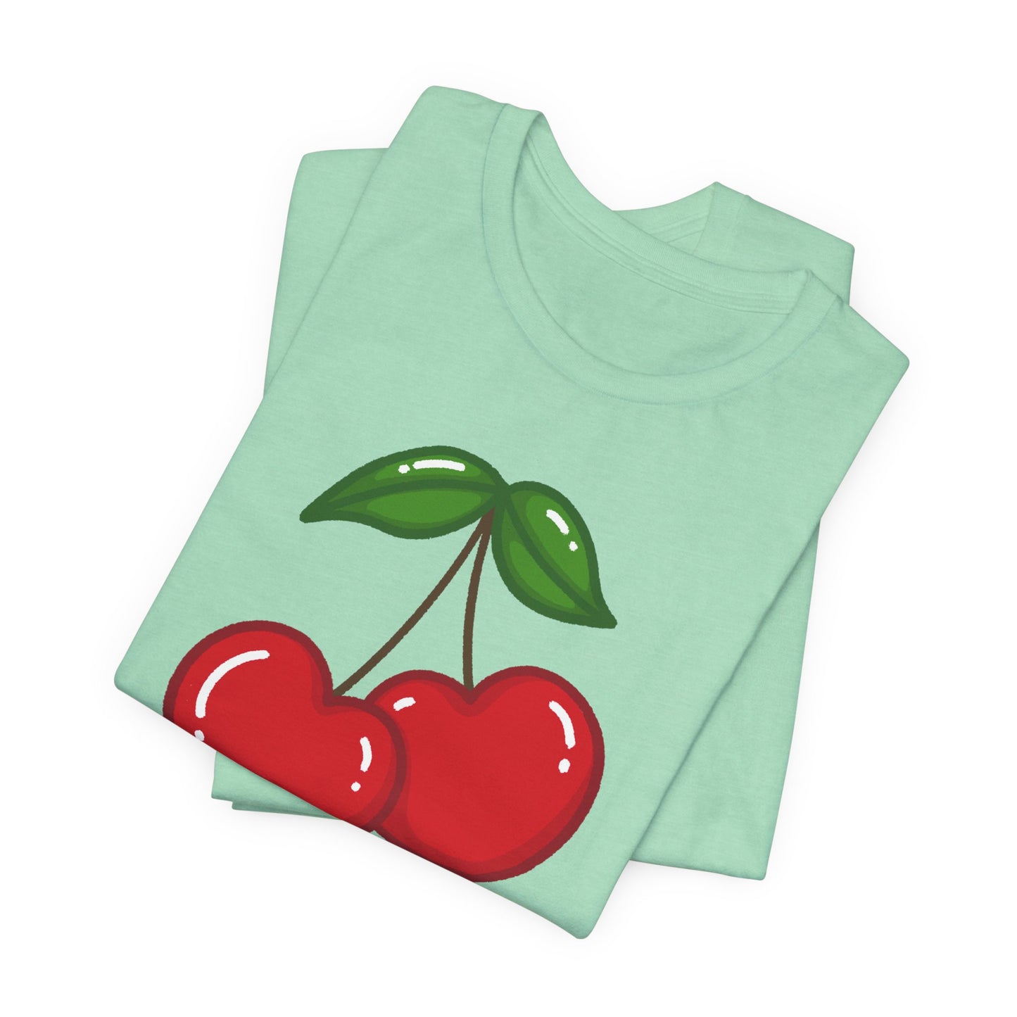 Have a Nice Day Cherry Hearts Tee
