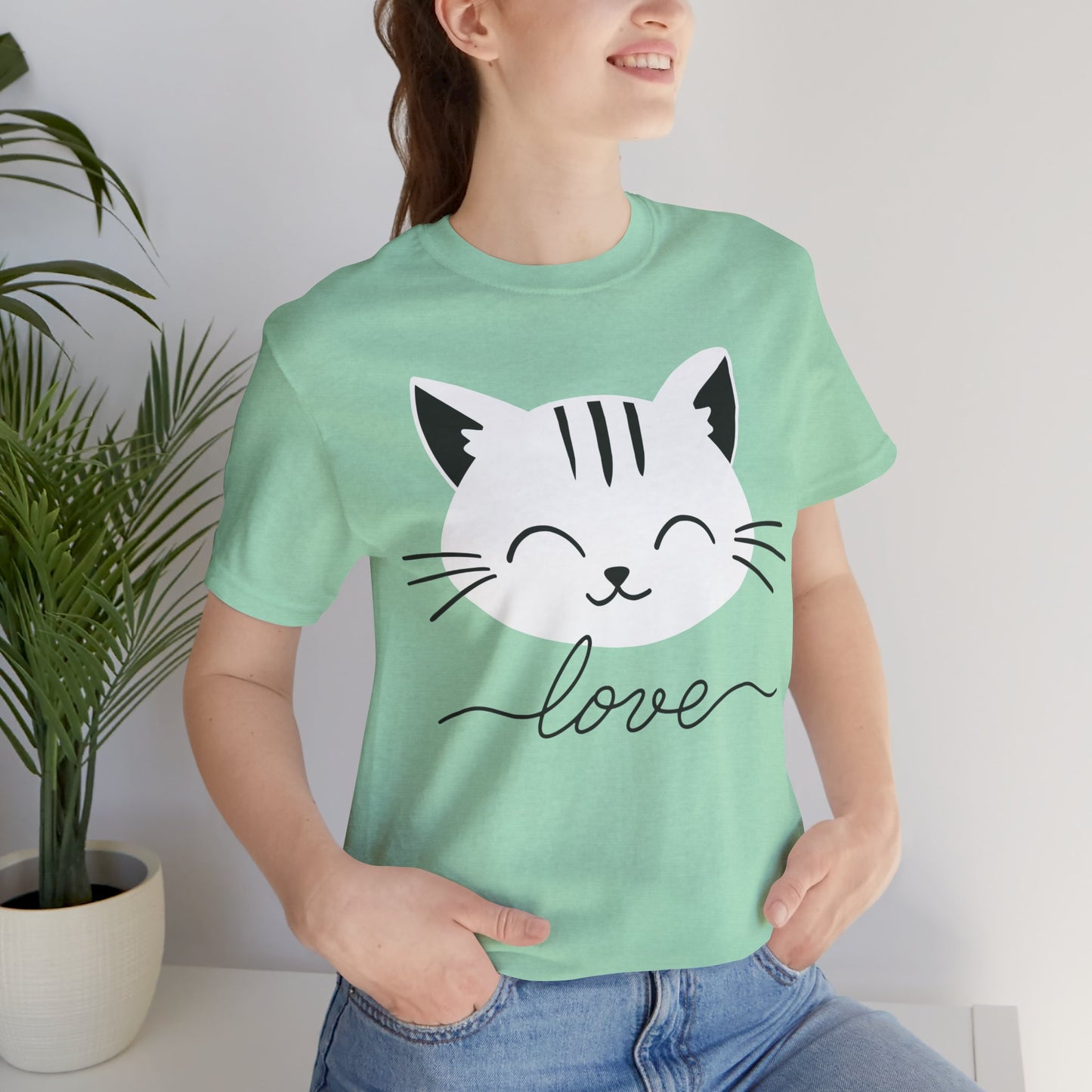 Cat Love Minimalist Tee