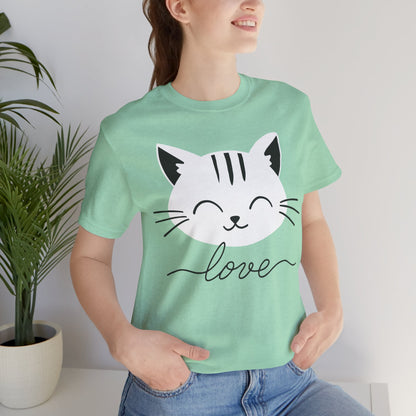 Cat Love Minimalist Tee