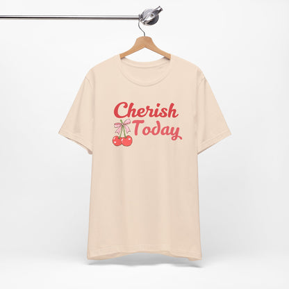 Cherish Today Cherry Bow Tee