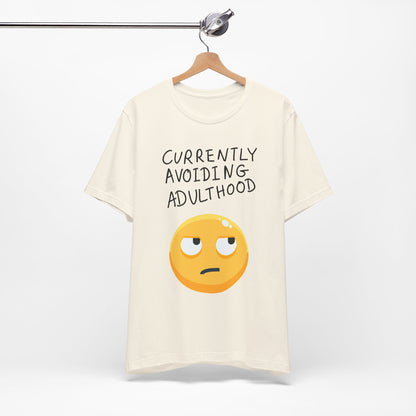 Avoiding Adulthood Emoji Tee