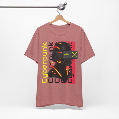 Cyberpunk Glitch Head Tee