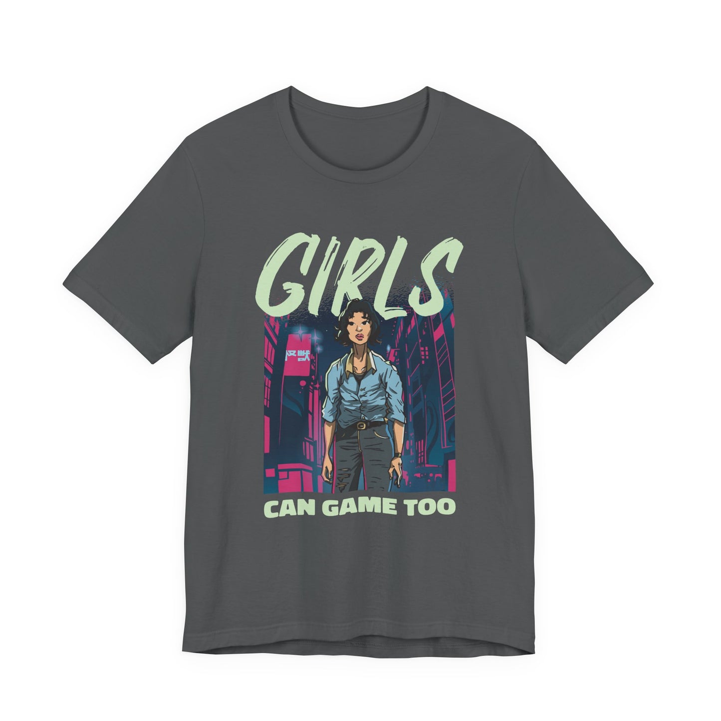 Girls Can Game Too Tee