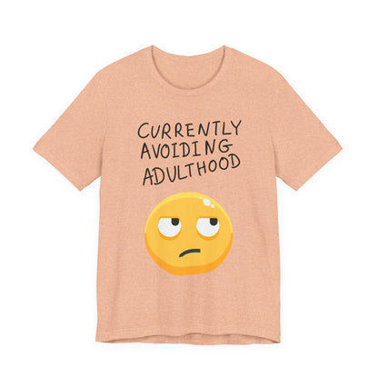 Avoiding Adulthood Emoji Tee