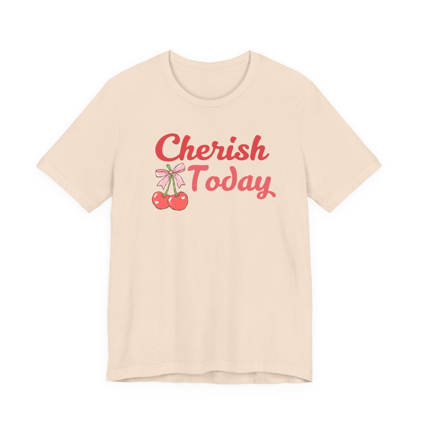 Cherish Today Cherry Bow Tee