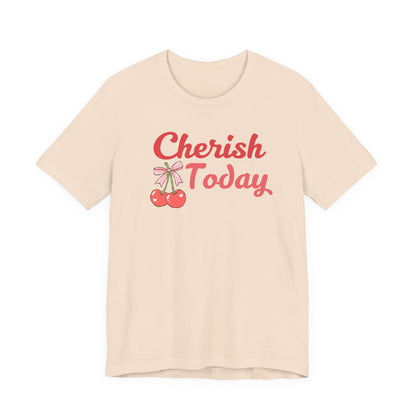 Cherish Today Cherry Bow Tee